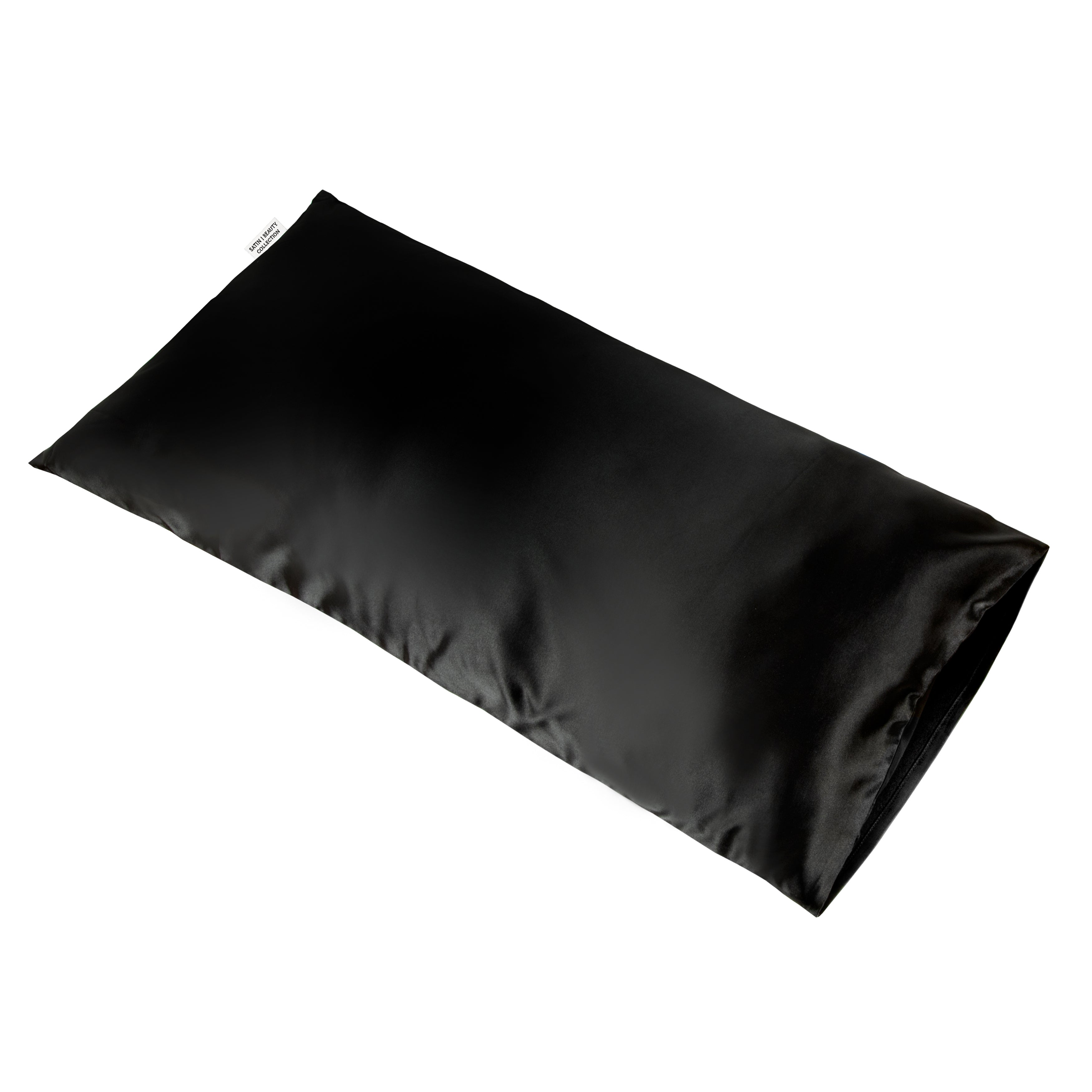 Satin Pillow - Noir (40x80)