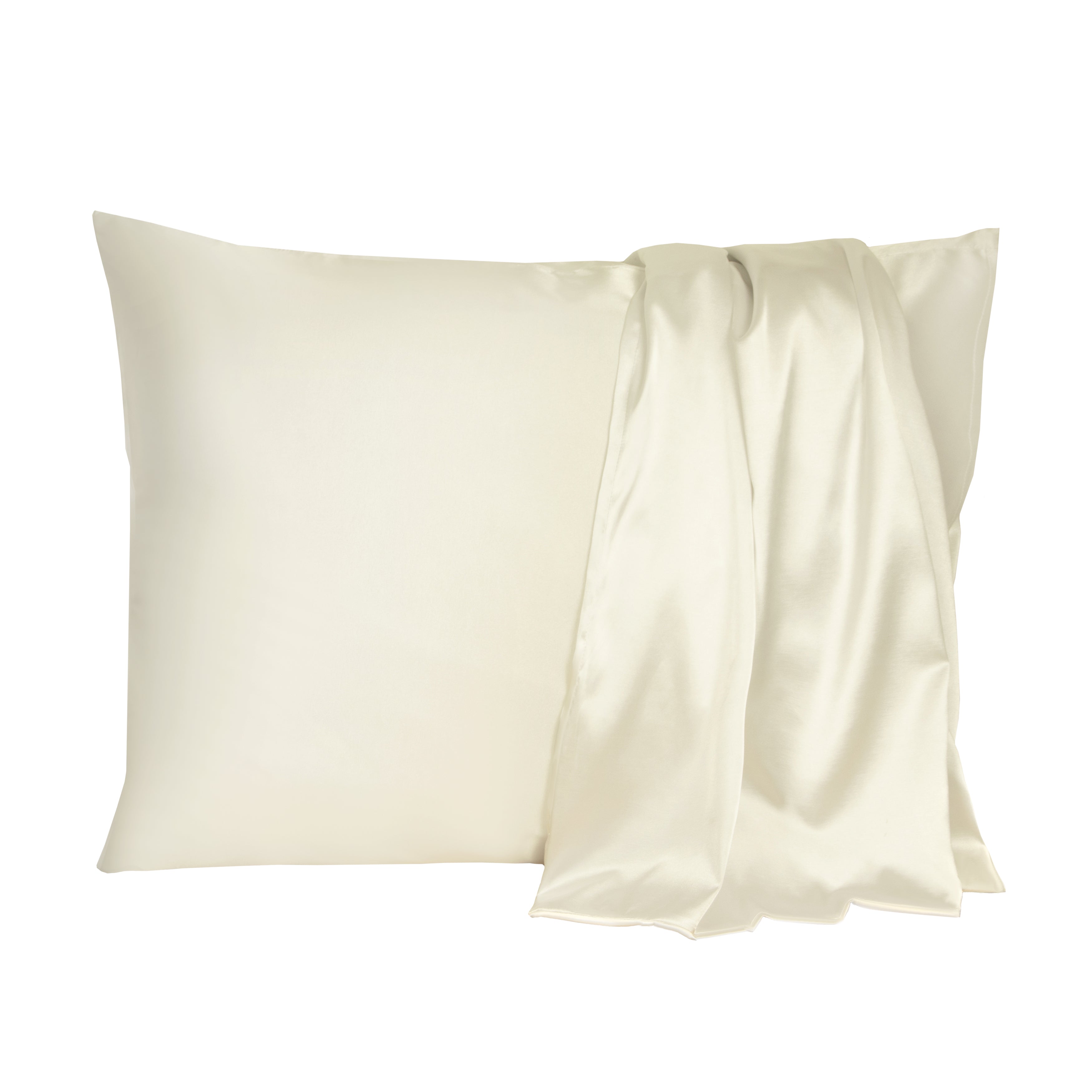Satin-Pillow Kussensloop Wit Satijn
